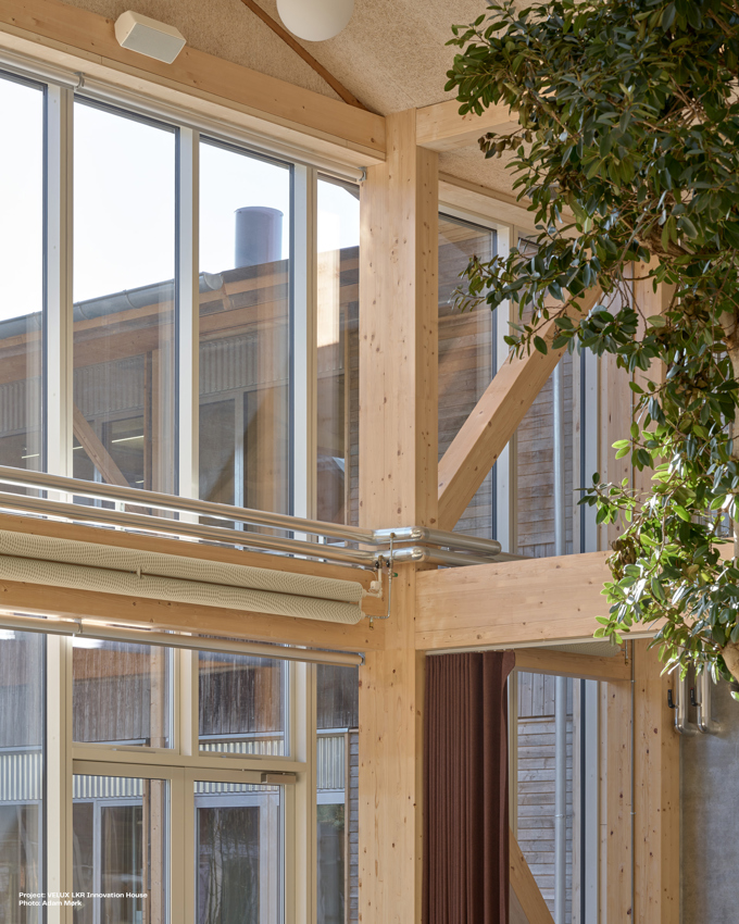 Internal facade of LKR Innovation House