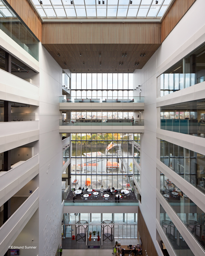 Atrium of Glasgow College