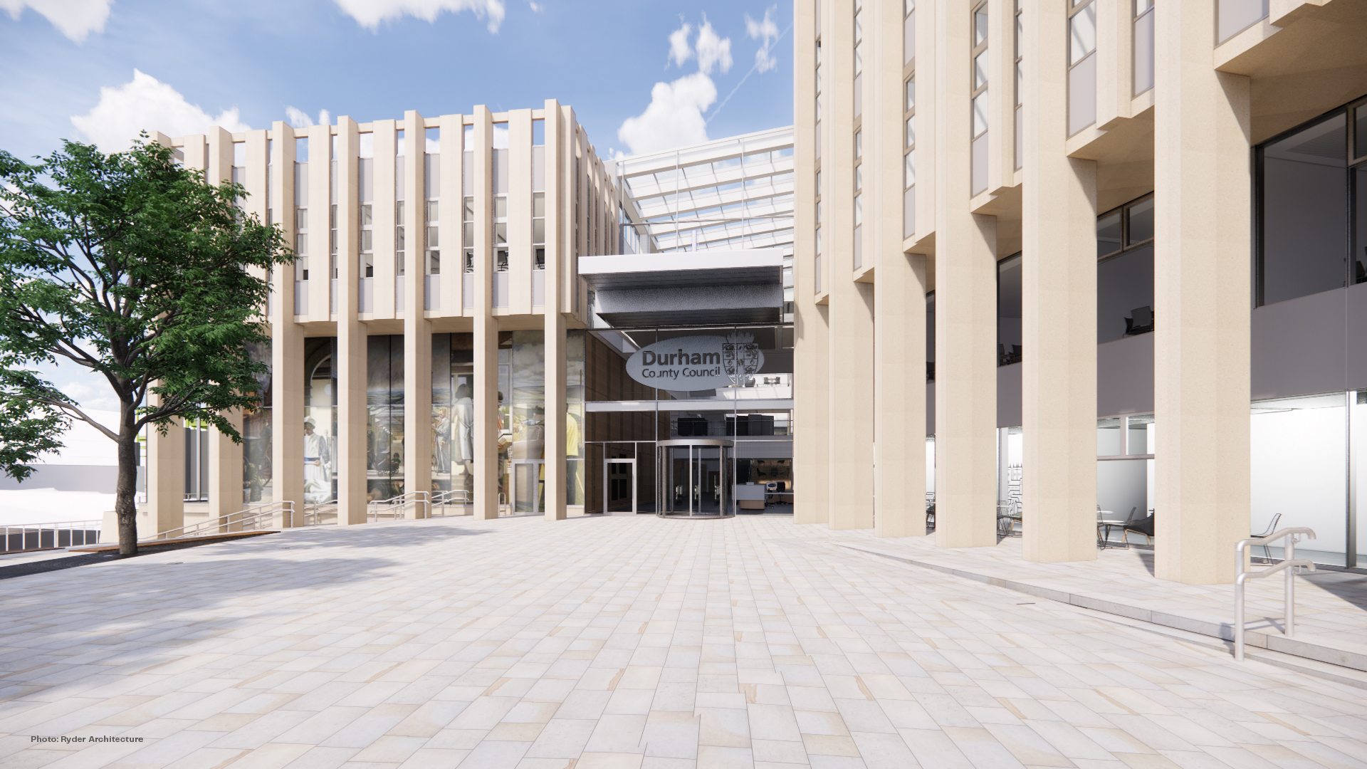Durham County Council HQ maximizes the use of natural ventilation